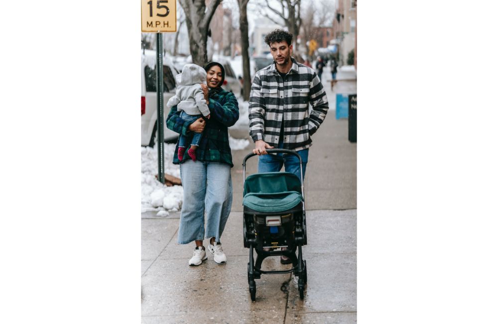 10 Fun Activities for 9 Month Old Baby 7 Taking a Stroll.