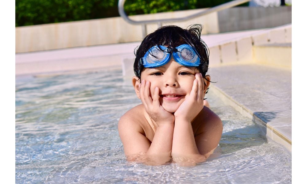 32 Fun Ways to Keep Your 1-Year-Old Entertained Outdoors 2 Swimming.