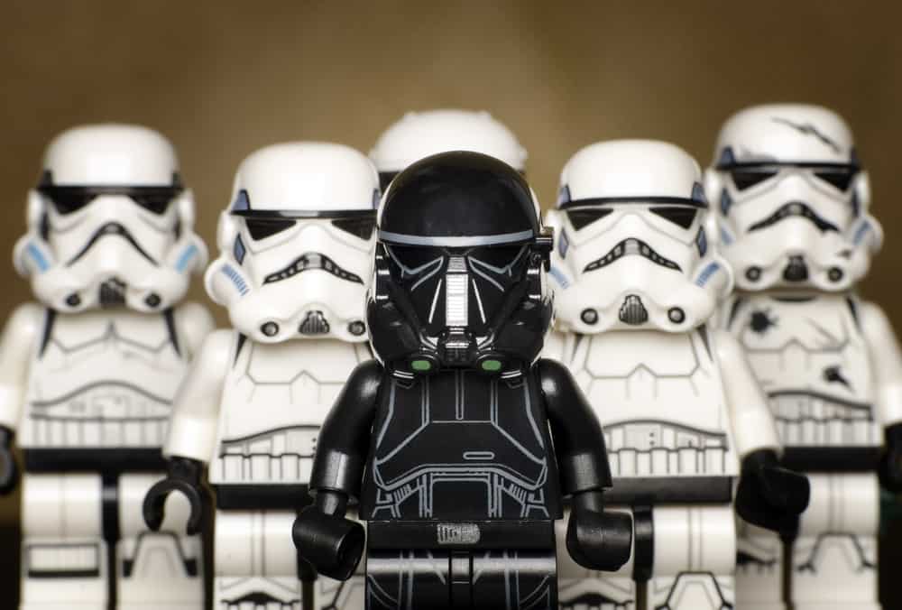 20 Cool LEGO Alternatives for Creative Play 2 This is a close look at a collection of Lego Storm Trooper Clones from Star Wars.
