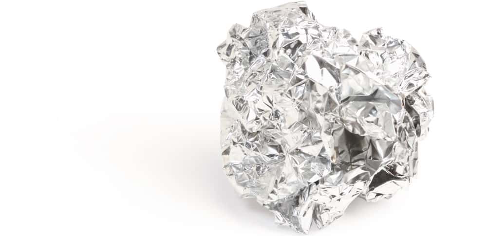 This is a ball made of foil.