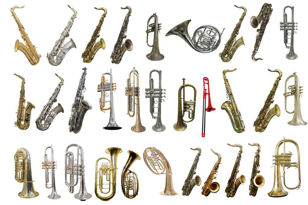 A look at various brass wind instruments.