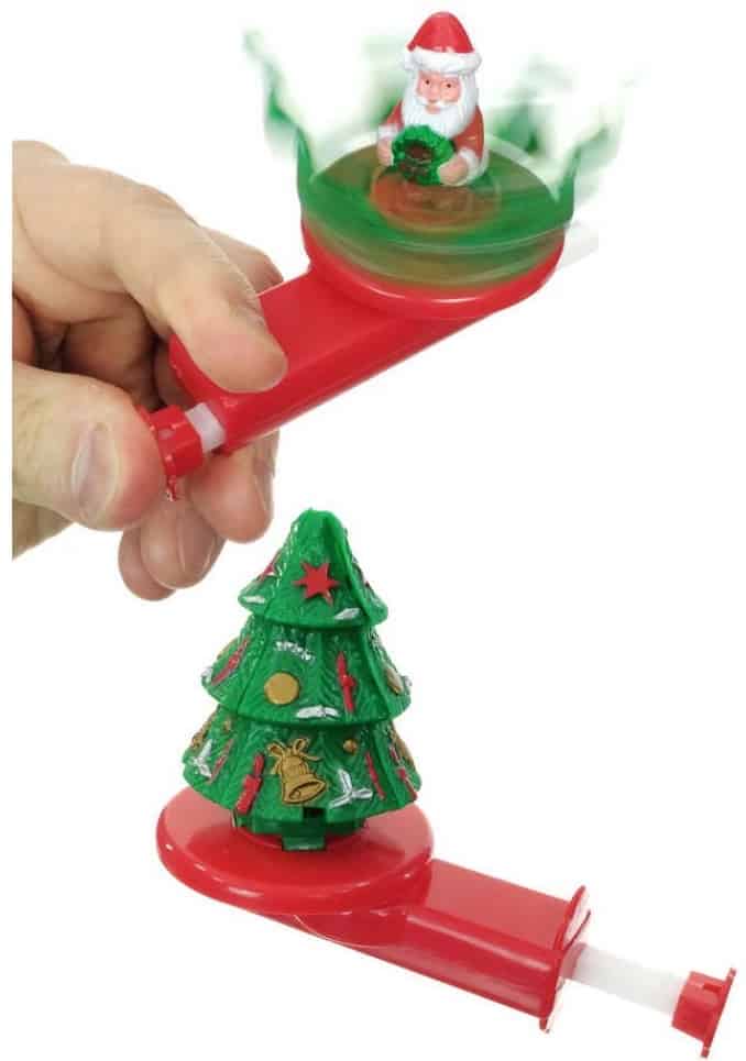 32 Cool Spinning Toys for Kids 8 The Santa in Spinner toy from Tin Toy Arcade.