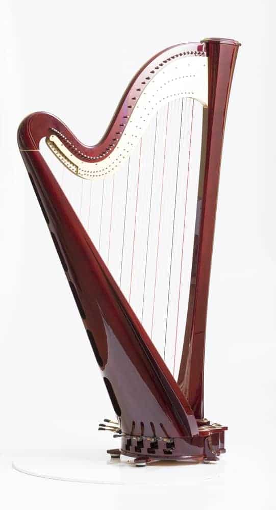 Pedal harp