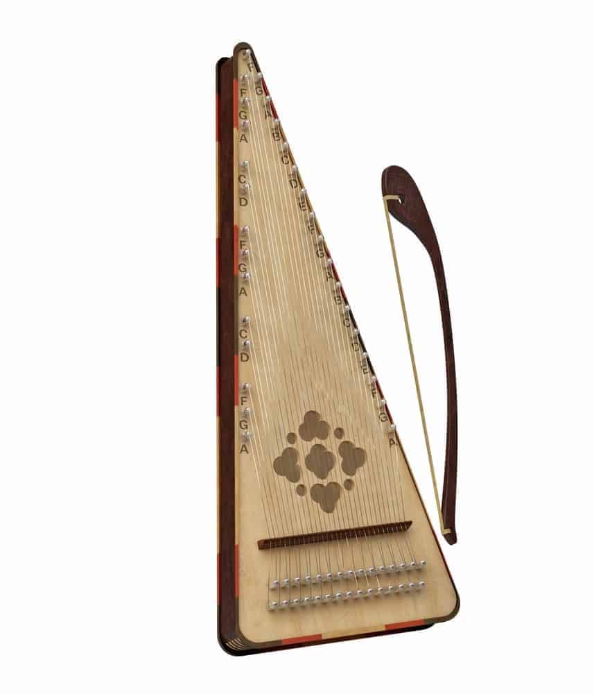 Psaltery harp
