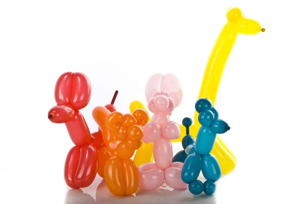 Animal-shaped balloons