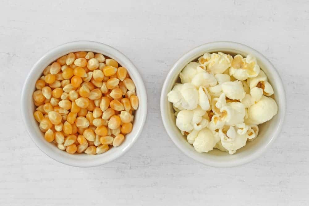 Yellow Popcorn Kernels