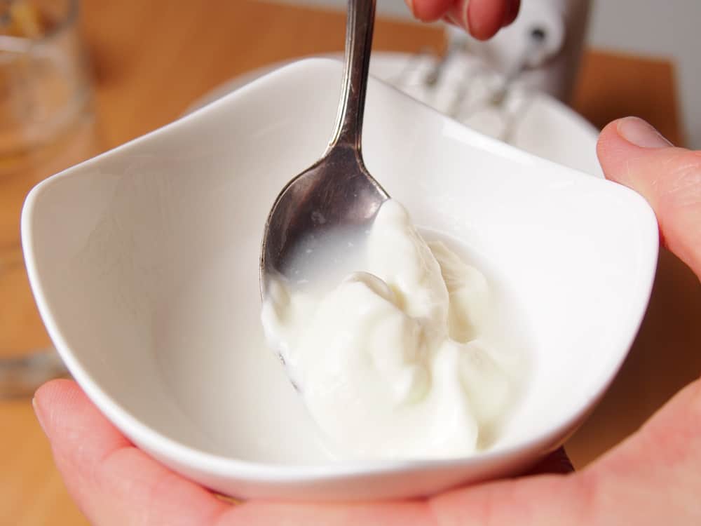 This is a baking soda pastry dough in a bowl.