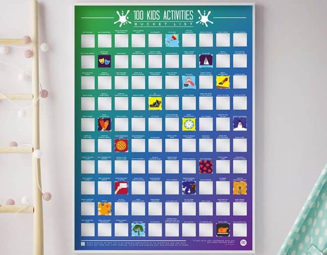 20 Perfect Gifts for 10 Year Old Boys 2 The 100 Kids Activities - Scratch off Bucket List from Wicked Uncle.