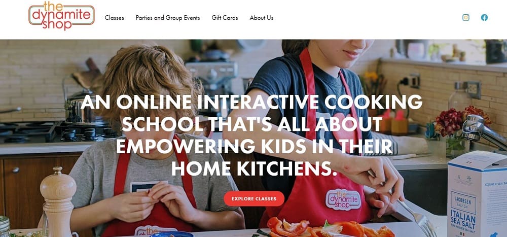 32 Perfect Gifts for 12 Year Old Boys 3 This is a screenshot of The Dynamit Shop Website Homepage.