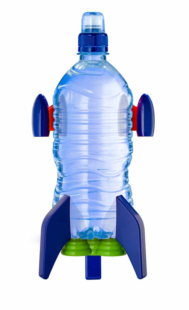 50 Best Space Activities for Kids 6 Space rocket made from a water bottle.