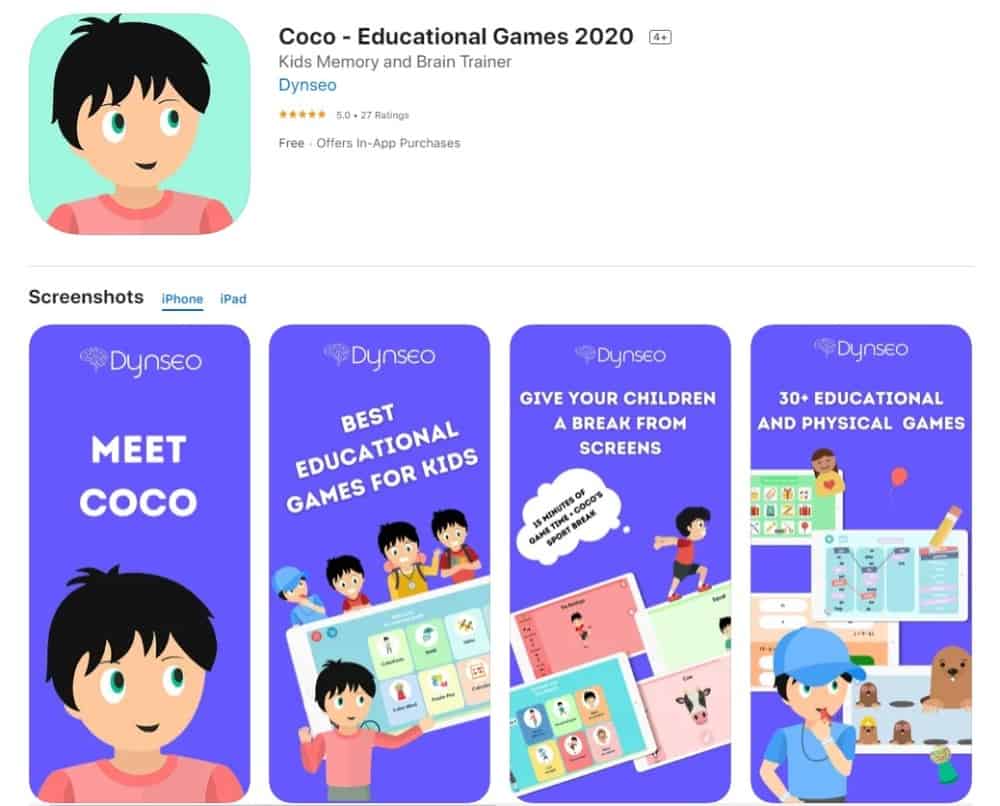 26 Popular Types of Puzzles for Kids 17 Screenshot of Coco - Educational Games 2020 app.