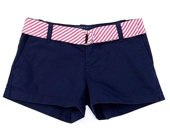 Polo Ralph LaurenLittle Girls 2T-6X Belted Chino Shorts