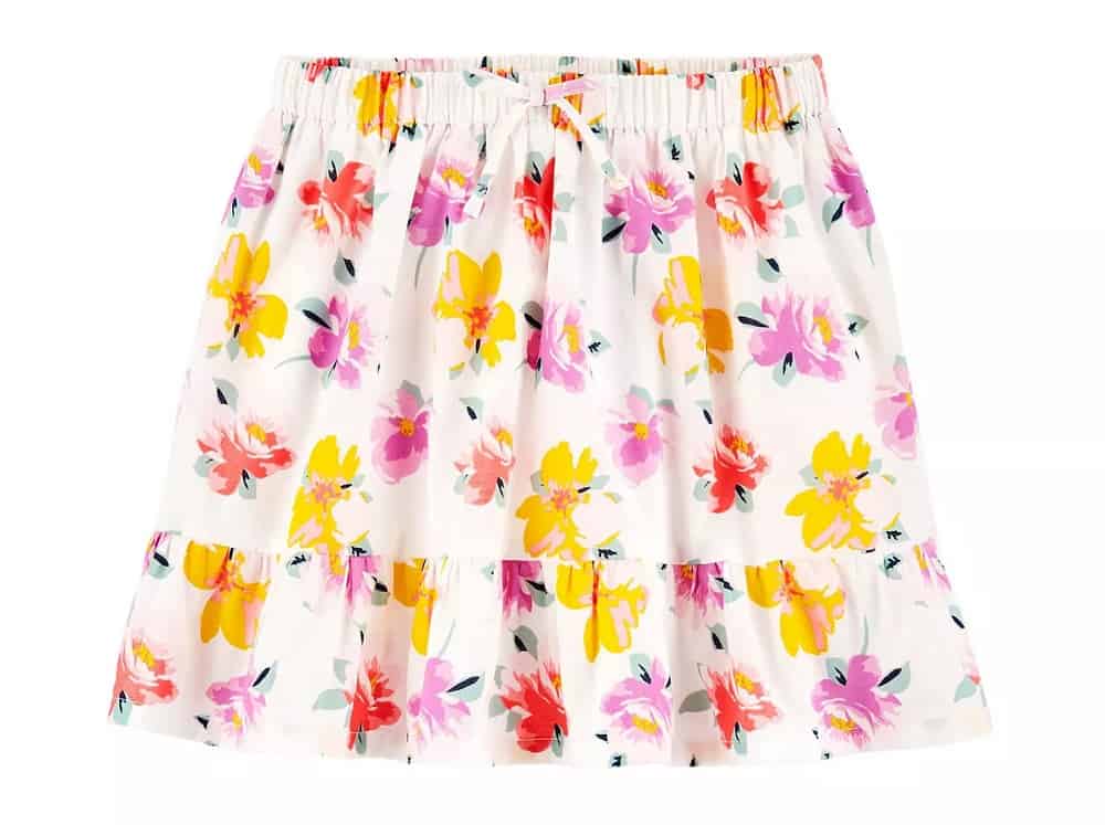 Girls 4-14 Carter's Floral Skort