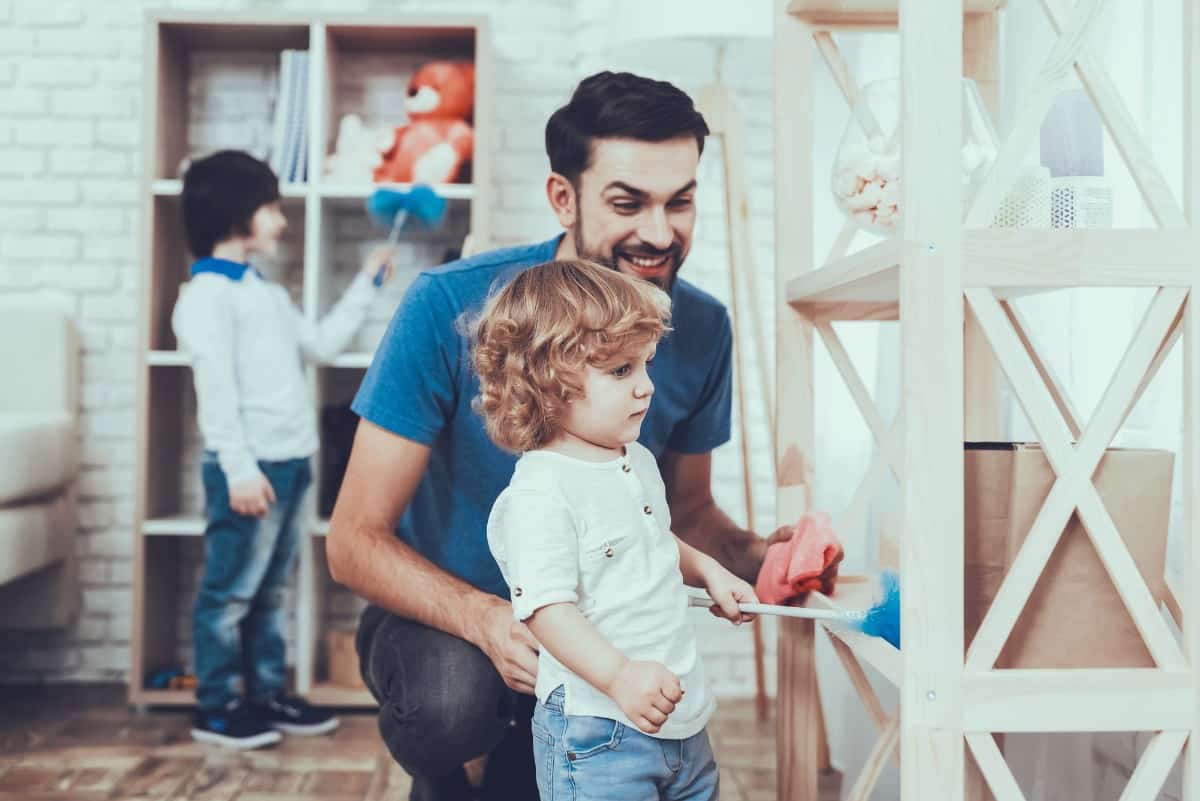 Chores for 3-4 year olds.