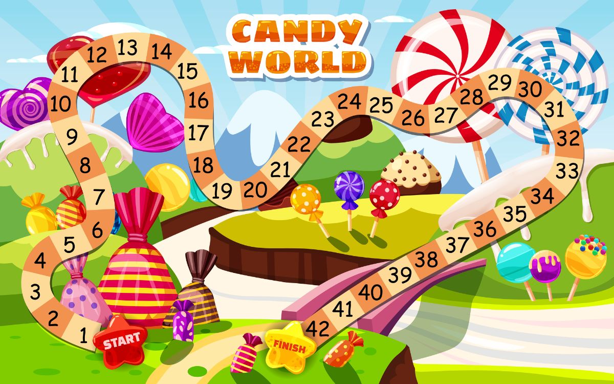 17 Amazing Board Games Similar to Sorry 3 A board game known as the candy world.