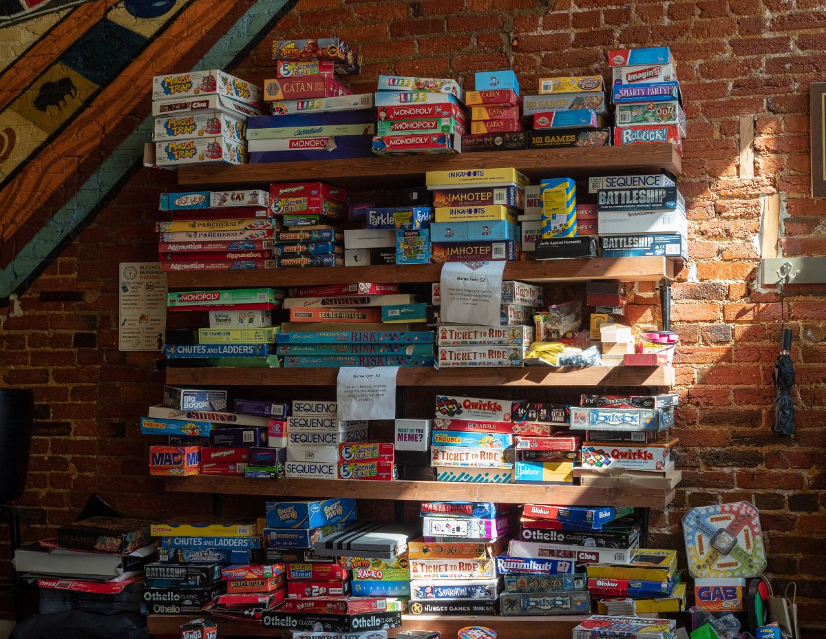 17 Amazing Board Games Similar to Sorry 9 Different types of board games stored in the room.